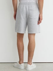 Reiss Grey Vex Heavyweight Cotton-Blend Relaxed-Fit Shorts - Image 5 of 6