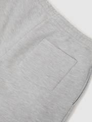 Reiss Grey Vex Heavyweight Cotton-Blend Relaxed-Fit Shorts - Image 6 of 6
