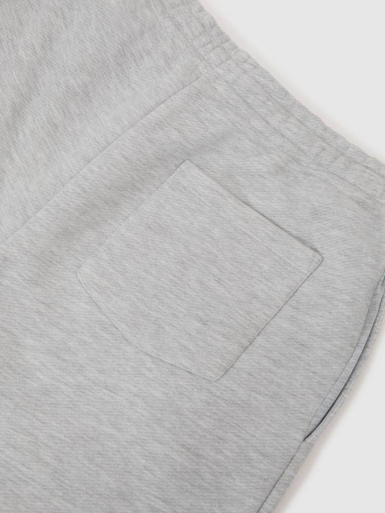 Reiss Grey Vex Heavyweight Cotton-Blend Relaxed-Fit Shorts - Image 6 of 6
