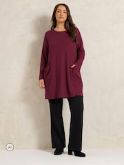 Evans Purple Drop Pocket Tunic - Image 2 of 6
