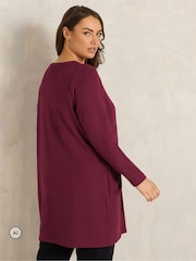 Evans Purple Drop Pocket Tunic - Image 3 of 6
