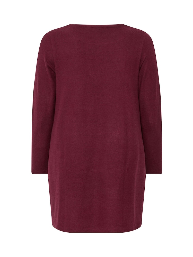 Evans Purple Drop Pocket Tunic - Image 6 of 6 Evans Purple Drop Pocket Tunic - Image 6 of 6