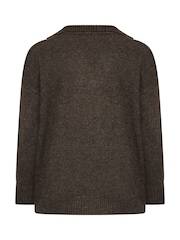 Evans Brown Knitted Jumper - Image 6 of 6