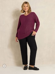 Қызыл - Evans Sparkly Jumper - 6суретінің 2 суреті