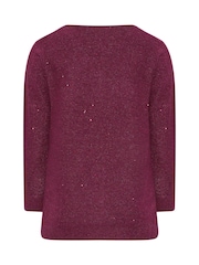 Қызыл - Evans Sparkly Jumper - 6суретінің 6 суреті