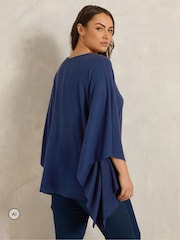 Evans Blue Flat Cape Top - Image 3 of 6