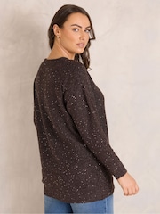 Қоңыр - Evans Sparkly Jumper - 6суретінің 3 суреті