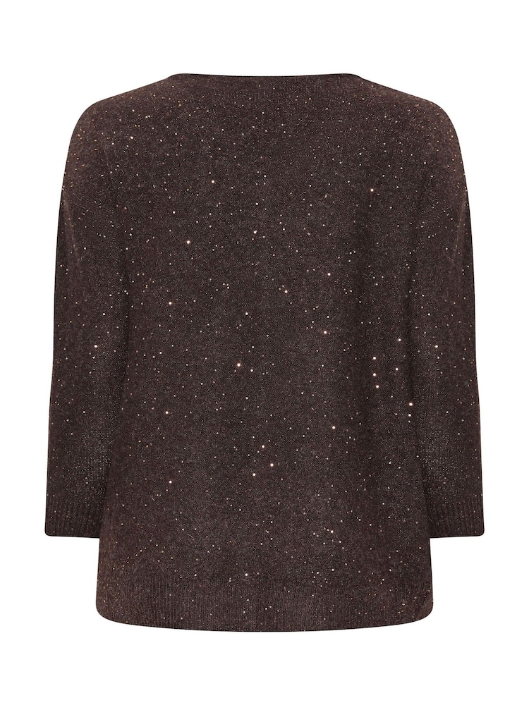 Қоңыр - Evans Sparkly Jumper - 6суретінің 6 суреті