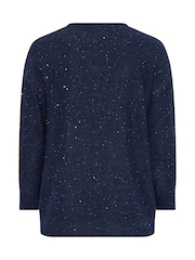 Көк - Evans Sparkly Jumper - 6суретінің 6 суреті