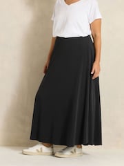 Evans Black Midi Skirt - Image 1 of 6