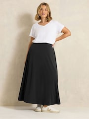 Evans Black Midi Skirt - Image 2 of 6