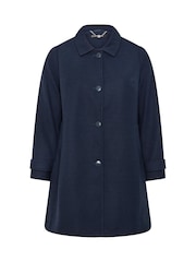 Evans Blue Longline Coat - Image 5 of 6