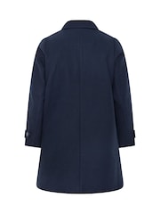 Evans Blue Longline Coat - Image 6 of 6