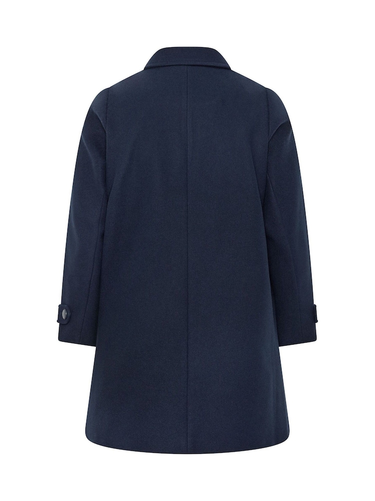 Evans Blue Longline Coat - Image 6 of 6