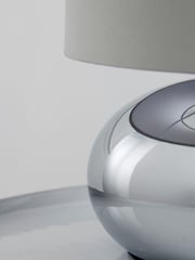 Chrome Pebble Twin Pack Table Lamp - Image 6 of 10
