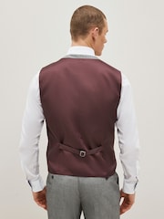 Light Grey Regular Fit Waistcoat - Image 2 of 10