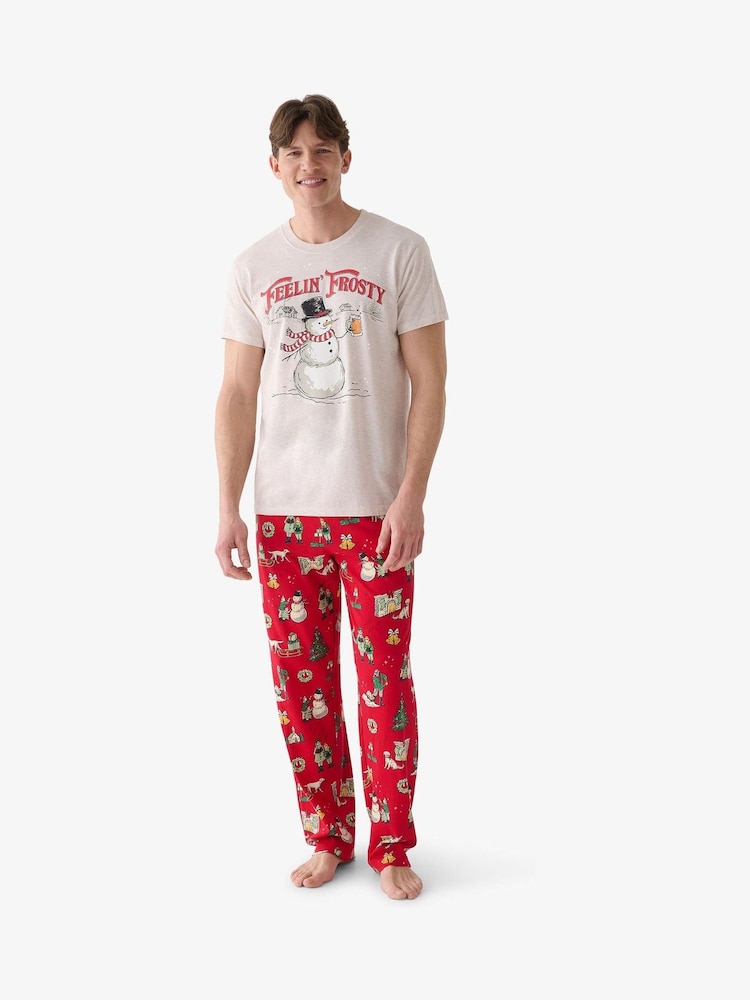 Hatley Natural Feeling Frosty Christmas Tee - Image 2 of 4 Hatley Natural Feeling Frosty Christmas Tee - Image 2 of 4