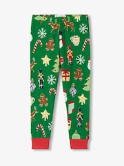 Hatley Red Dear Santa Kids Christmas Pyjamas Set - Image 3 of 3