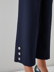LK Bennett Keaton  Wide-Leg Cropped Trousers - Image 3 of 3