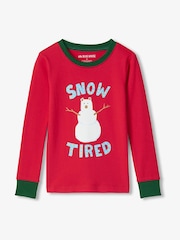 Hatley Red Snow Tired Kids Christmas Pyjamas Set - Image 2 of 3