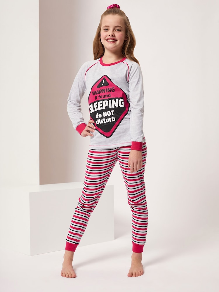 Harry Bear, Pyjama mit „Sleeping“-Schriftzug, 100 % Baumwolle - Bild 1 von 4 Harry Bear, Pyjama mit „Sleeping“-Schriftzug, 100 % Baumwolle - Bild 1 von 4