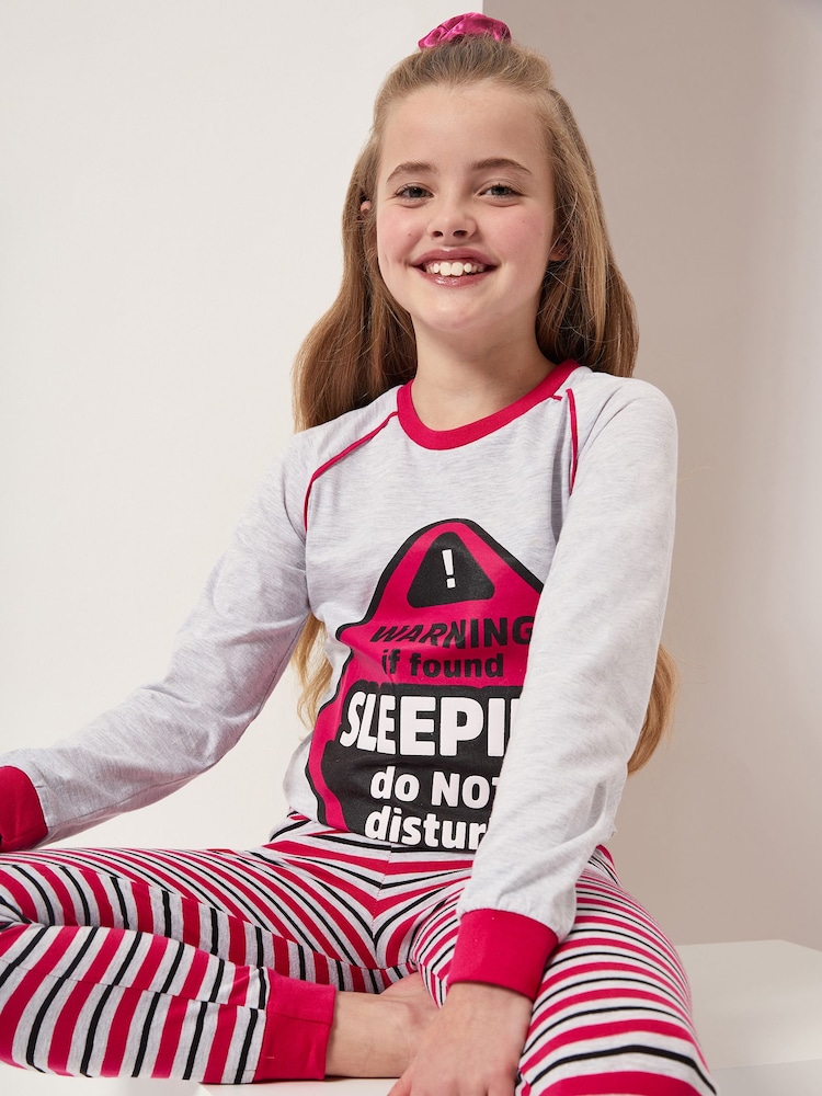 Harry Bear, Pyjama mit „Sleeping“-Schriftzug, 100 % Baumwolle - Bild 4 von 4