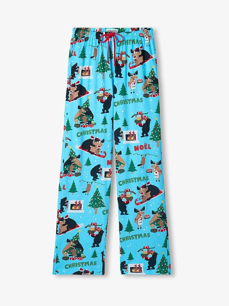 Hatley Blue Wild About Christmas Pyjamas - Image 4 of 4