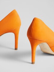 LK Bennett Floret Suede Pointed Toe Courts - Image 3 of 3