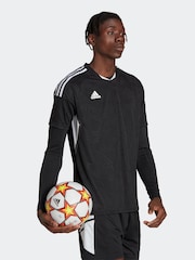 adidas Black Techfit Aeroready Long Sleeve Top - Image 3 of 7