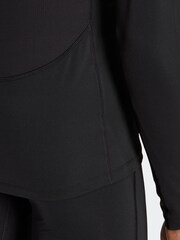 adidas Black Techfit Aeroready Long Sleeve Top - Image 6 of 7