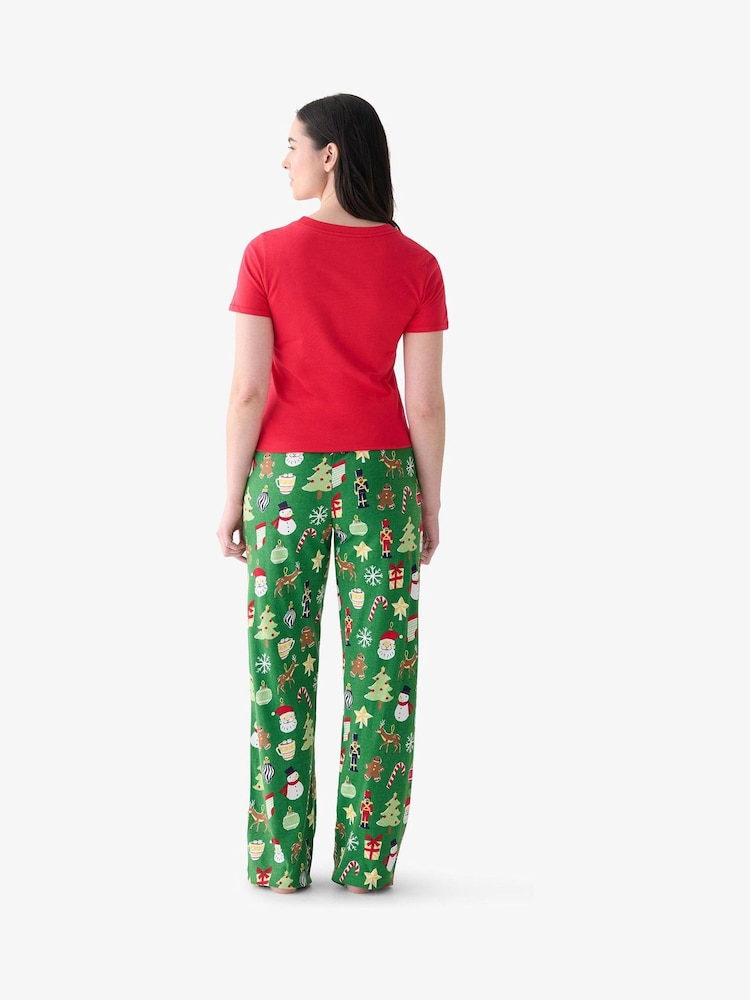 Hatley Red Nice Until Naughty Christmas T-Shirt - Image 2 of 4