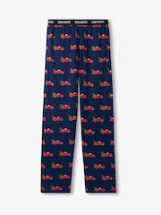 Hatley Blue Red Christmas Truck Joggers Pyjamas - Image 3 of 3