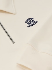 Off White - Reiss Avi Monogram Relaxed puspiedurkņu sporta krekls - Attēls 6 no 6