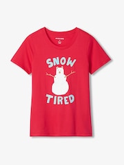 Hatley Red Snow Tired Chirstmas T-Shirt - Image 4 of 4