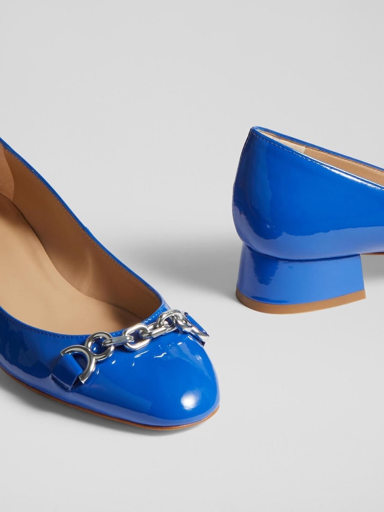 LK Bennett Blakely Patent Snaffle Pumps - Image 4 of 4 LK Bennett Blakely Patent Snaffle Pumps - Image 4 of 4