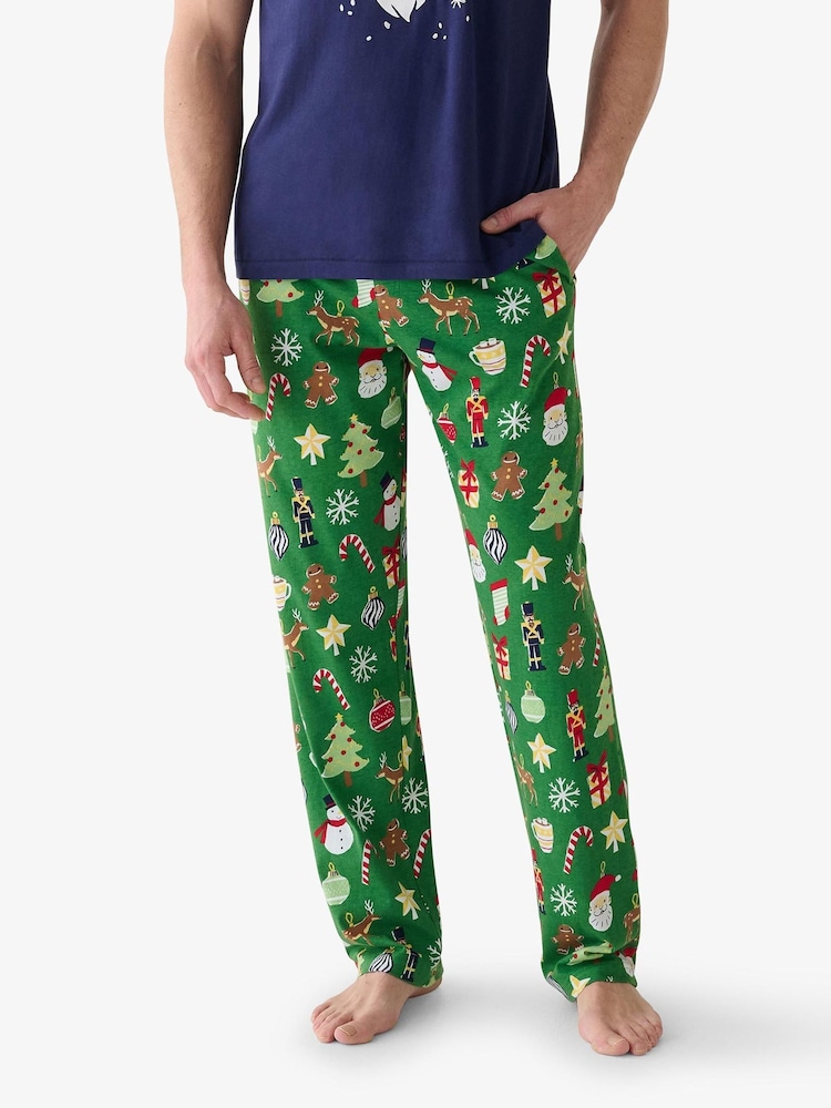 Hatley Green Paper Cut Christmas Pyjamas - Image 1 of 4 Hatley Green Paper Cut Christmas Pyjamas - Image 1 of 4