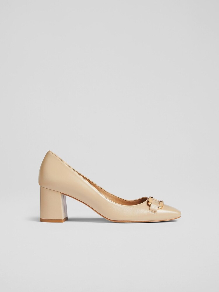 Buy LK Bennett Natural Leather Court Shoes from Next Oman