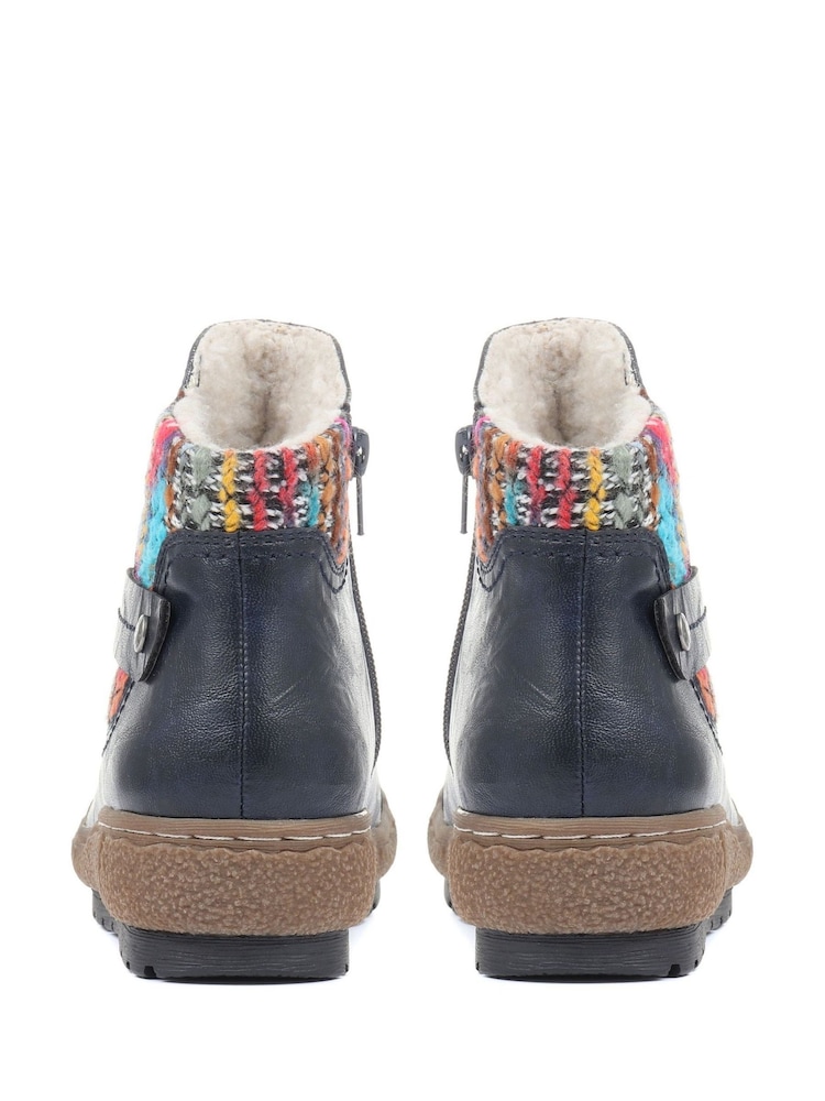 marine - pavers Bottes/Bottines cheville Coupe ample pour femme - Image 3 of 5