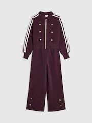 River Island Red Drummer Bomber Jacket & Trousers Set - Image 3 of 5