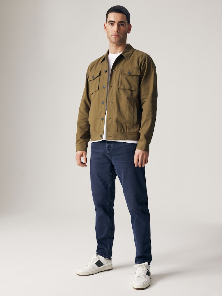 Blue Ink Regular Fit Overdyed Denim Jeans - Image 2 of 10