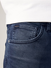 Blue Ink Regular Fit Overdyed Denim Jeans - Image 4 of 10