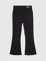River Island Black Flared Jeans with Keychain - Image 2 of 4
