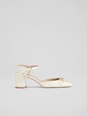 LK Bennett Patent Leather Ankle Strap Courts - Image 1 of 4