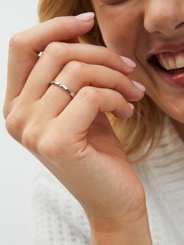 Sterling Silver Twist Ring - Image 1 of 3