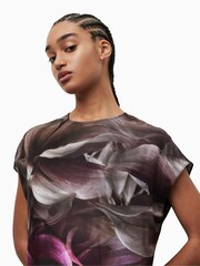 AllSaints Pink Etta Margeaux Dress - Image 6 of 8