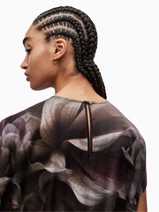 AllSaints Pink Etta Margeaux Dress - Image 7 of 8