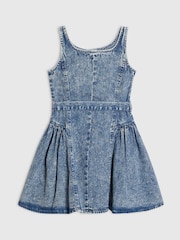 River Island Blue Flippy Pinny Dress - Image 2 of 4