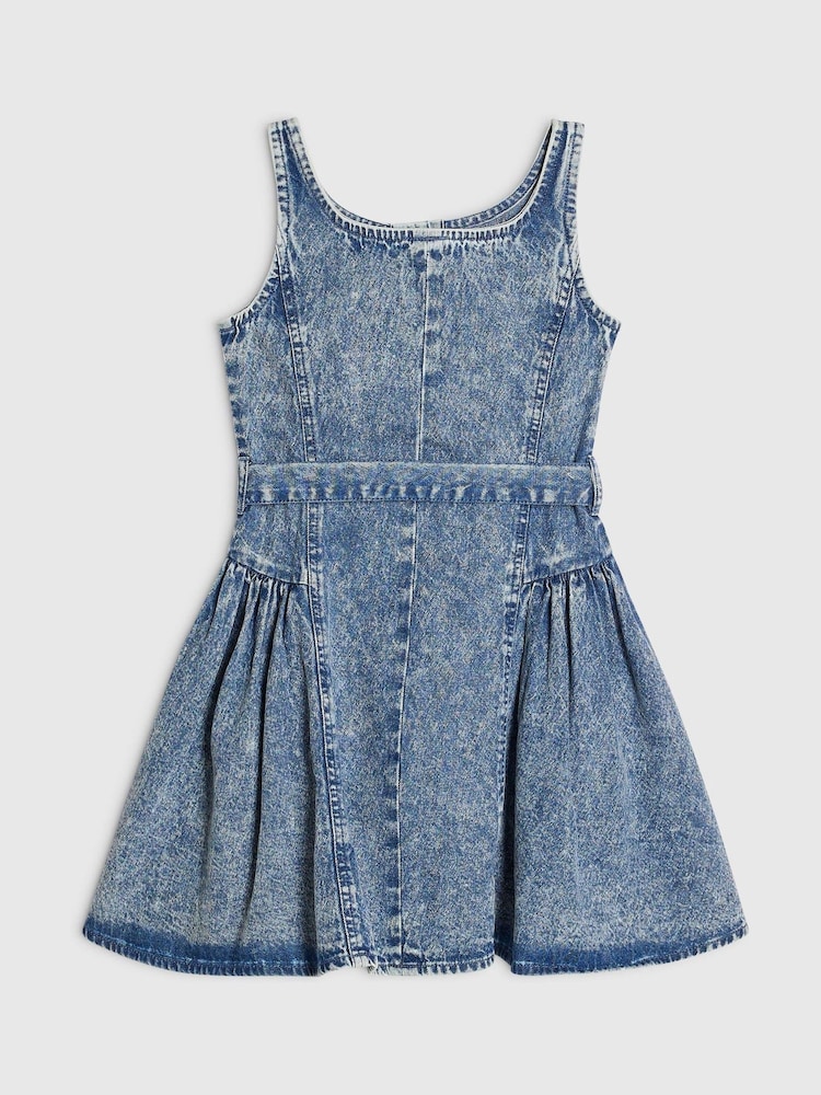 River Island Blue Flippy Pinny Dress - Image 2 of 4