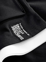 Black/White Utility Zip Front Vest and T-Shirt Set (3-16yrs) - Image 9 of 9