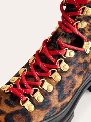 Boden Brown Lace-Up Hiker Boots - Image 4 of 4